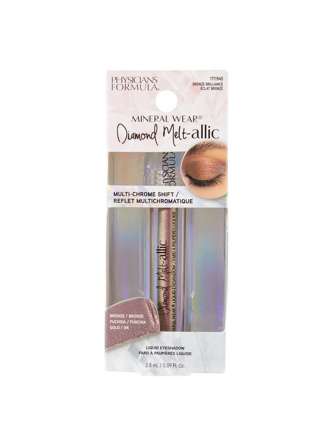 Cream Eyeshadow By Physicians Formula Mineral Wear Diamond Metallic Liquid Eyeshadow Shimmer Bronze Brilliance