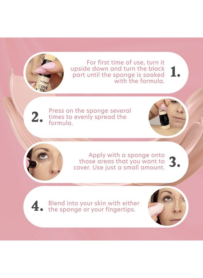 Dermacol - Cover Xtreme Corrector Contour Stick, Long Lasting Non-Allergenic Liquid Contour with SPF30, High Coverage Light Formula Corrector Concealer Makeup for Acne-Prone Skin No. 5 (221)