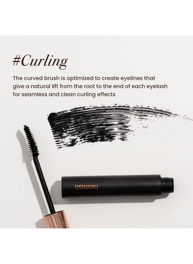 heimish Dailism Smudge Stop Mascara - 0.32oz/9g (Curling) | Non-Smudging, Curling Mascara | Washable, Non-Clumping, Waterproof Mascara for Eye Makeup | Kbeauty
