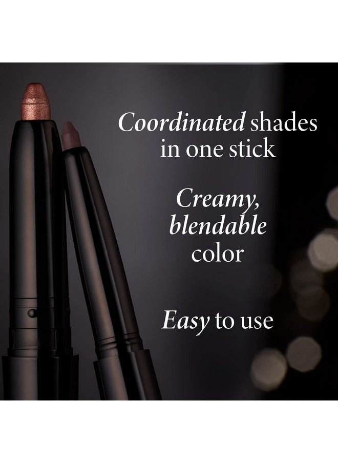LAURA GELLER NEW YORK Swipe-n-Line Dual-Ended Eyeshadow + Eyeliner - Glam (Smokey Purple/Rich Plum) - Cream Eyeshadow & Smooth Glide Eyeliner - Waterproof & Crease-free Color