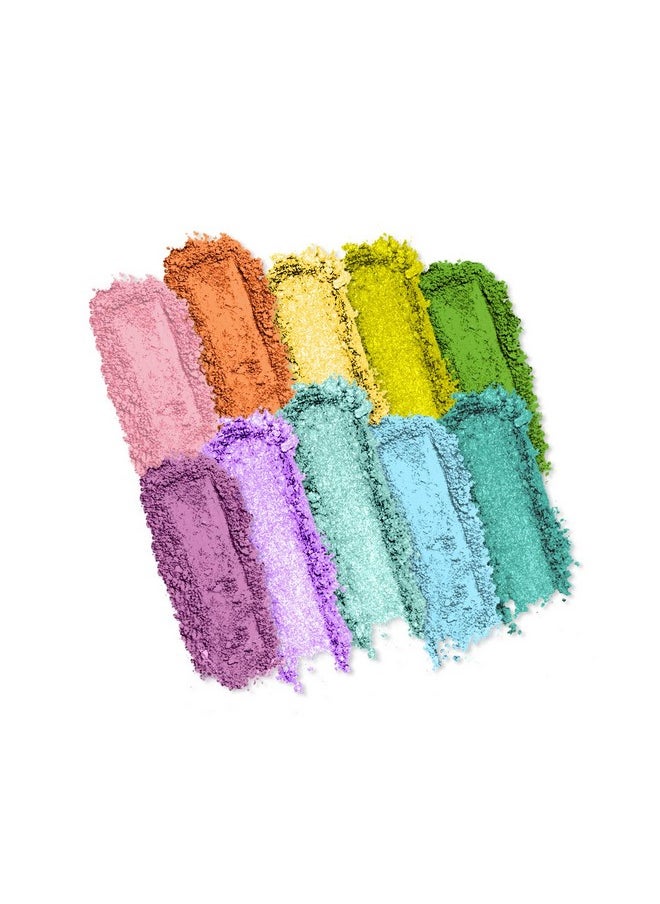 Profusion Cosmetics Pastel 10 Shade Eyeshadow Palette, Richly Pigmented and Vegan Formula with Versatile Multi Finish Hues, Create Stunning and Vibrant Day Looks Smoothly