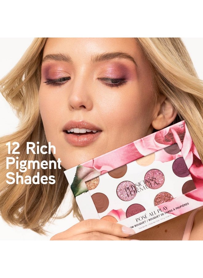 Physicians Formula Rosé All Play Eyeshadow Makeup Palette, Bouquet, 12 Pan Eye Make Up