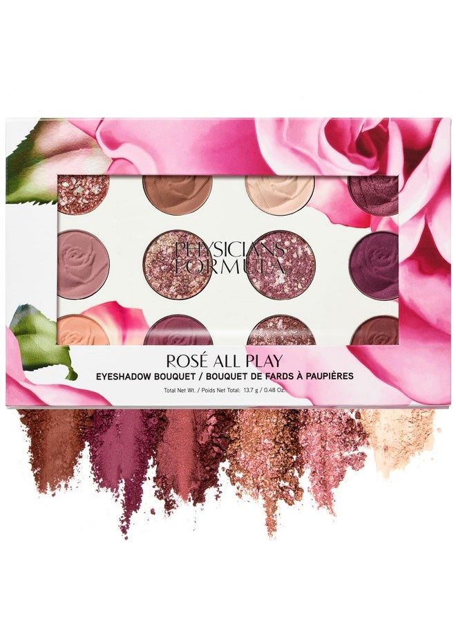 Physicians Formula Rosé All Play Eyeshadow Makeup Palette, Bouquet, 12 Pan Eye Make Up
