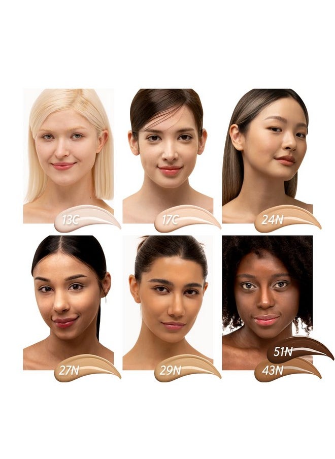 TIRTIR Mask Fit Red Cushion Foundation | Full coverage, Weighless, Skin fit, Satin Glow Finish, Korean cushion foundation (#21N Ivory, 0.63 Fl Oz (Pack of 1))
