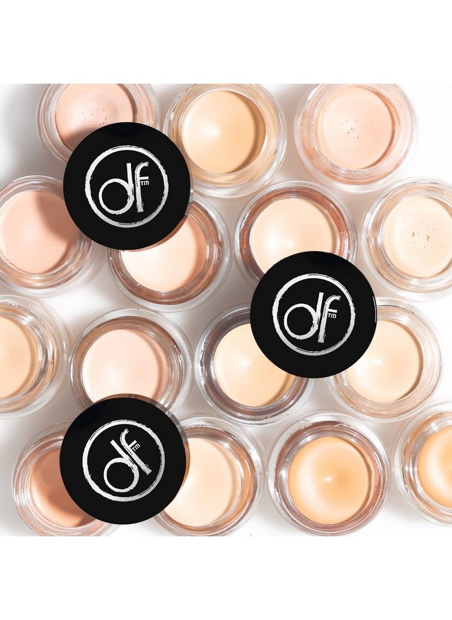 Dermaflage Waterproof Cream Concealer- Full Coverage Makeup - Used by Hollywood Pros- Long-Lasting, Matte Finish for Face & Body - Covers Dark Circles (Fair)