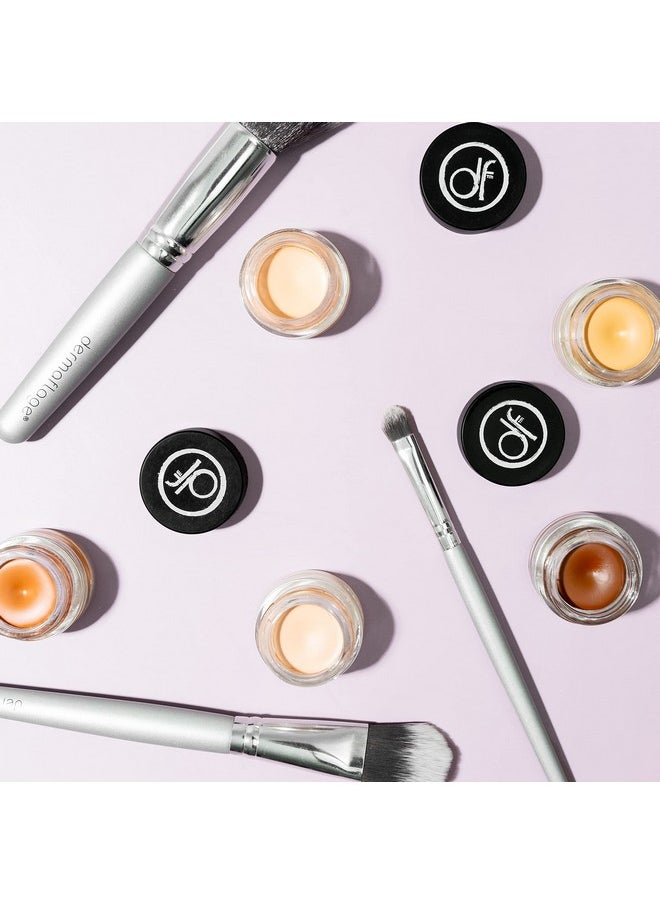 Dermaflage Waterproof Cream Concealer- Full Coverage Makeup - Used by Hollywood Pros- Long-Lasting, Matte Finish for Face & Body - Covers Dark Circles (Fair)