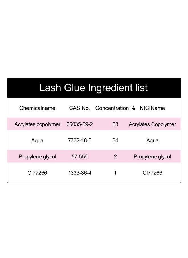 Individual Lash Glue FADLASH Cluster Lash Glue 2-3S Dry Time 7-15 Days Retention DIY Lash Extension Glue Self Application Sensitive Lash Cluster Glue Black 5ml (DIY/Cluster Lashes Use Only)
