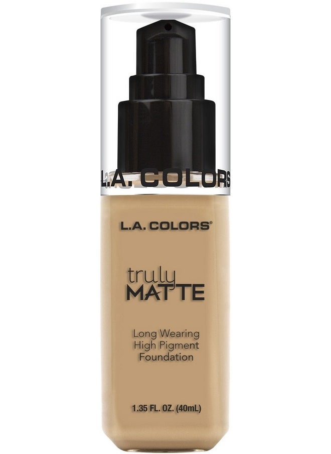 L.A. COLORS Truly Matte Foundation, Natural CLM352