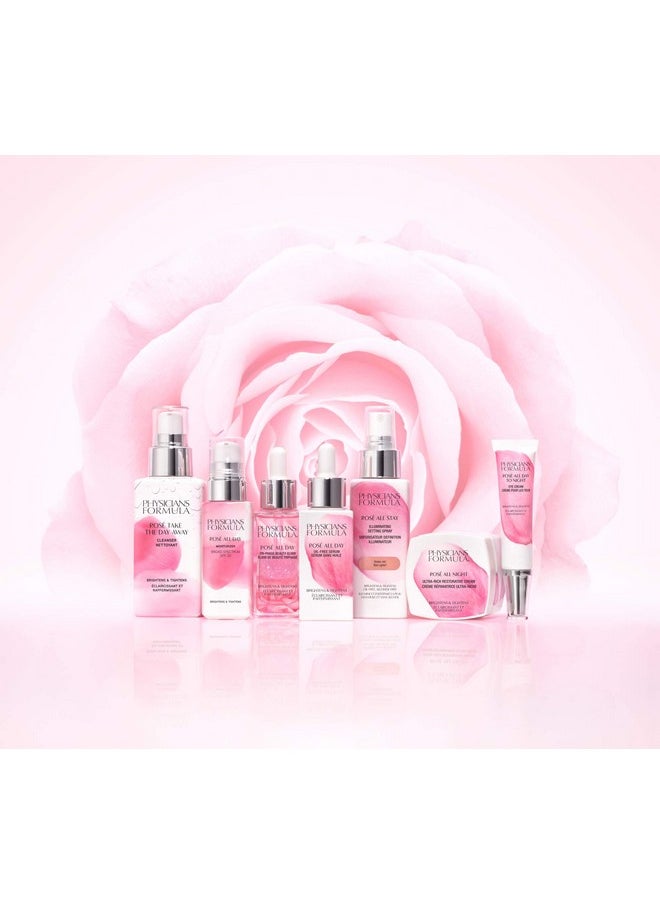 Physicians Formula Rosé All Stay Illuminating Setting Spray For Makeup, Oil-Free, Alcohol-Free, Antioxidants | Dermatologist Tested, Clinicially Tested