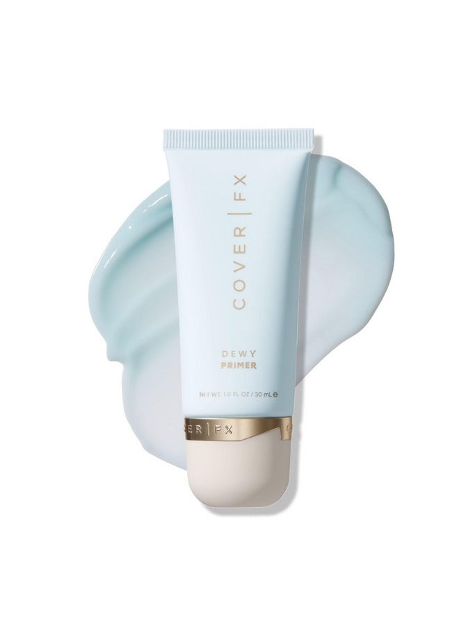 COVER FX Dewy Primer - 1 Fl Oz - Radiant-Finish Primer - Moisturizing & Soothing - Safe For All Skin Types