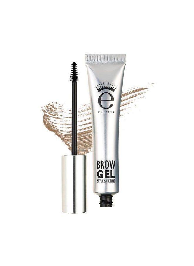 Eyeko Brow Gel - Tinted - Shade Light Brown - Natural & Flexible Hold - Infused with Keratin 8ml
