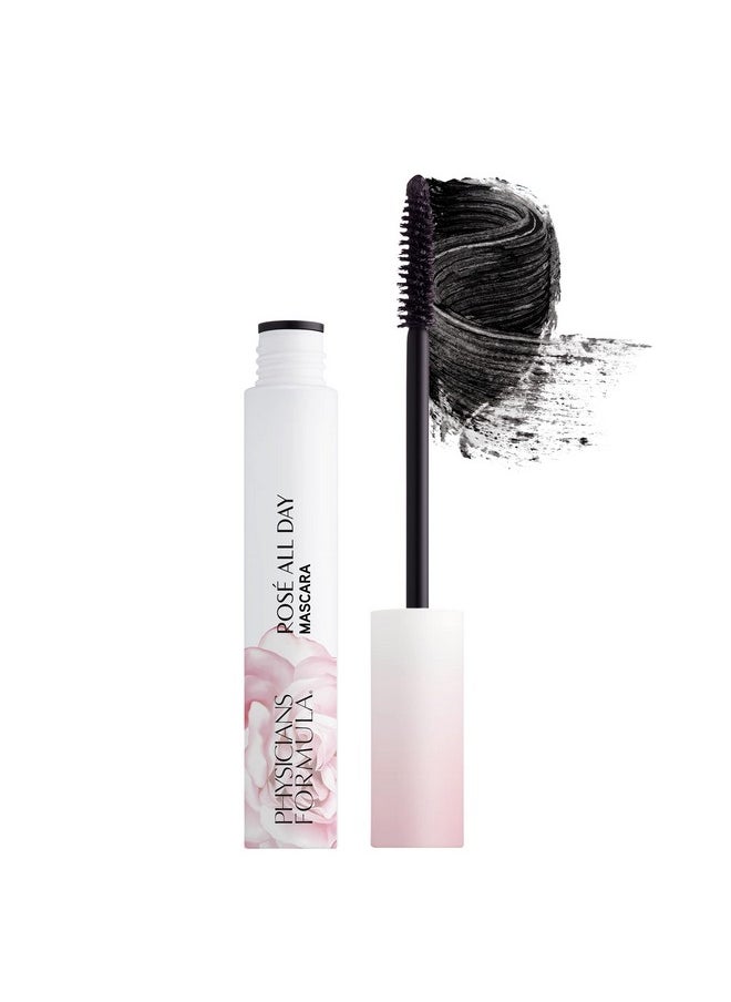 Physicians Formula Rosé All Day Mascara Black Volumizing, Hypoallergenic, Conditioning, Nourishing, Lifting, Lengthening, Dermatologist Approved