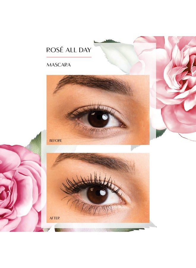 Physicians Formula Rosé All Day Mascara Black Volumizing, Hypoallergenic, Conditioning, Nourishing, Lifting, Lengthening, Dermatologist Approved