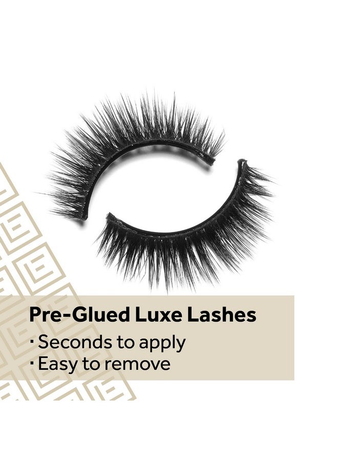 Eylure Pre-Glued False Lashes, Luxe Faux Mink Sapphire