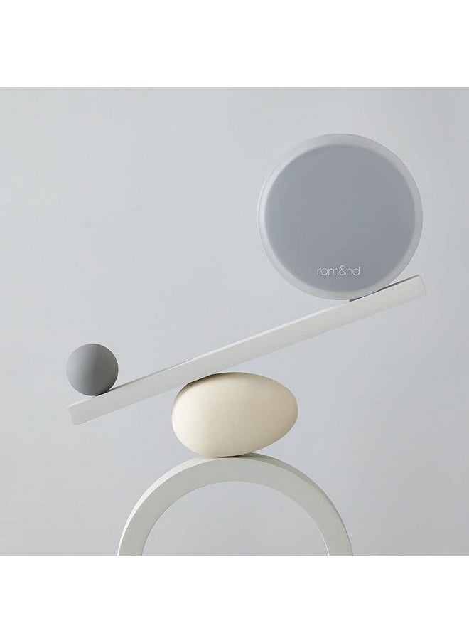 Rom&nd Nu Zero Cushion (03 Natural 21) Long Lasting, High Coverage, Semi Matte Finish, Flawless Complexion Without Cakey Face, Makeup Base and Fixer, Thinly Layered, Korean Cushion Foundation