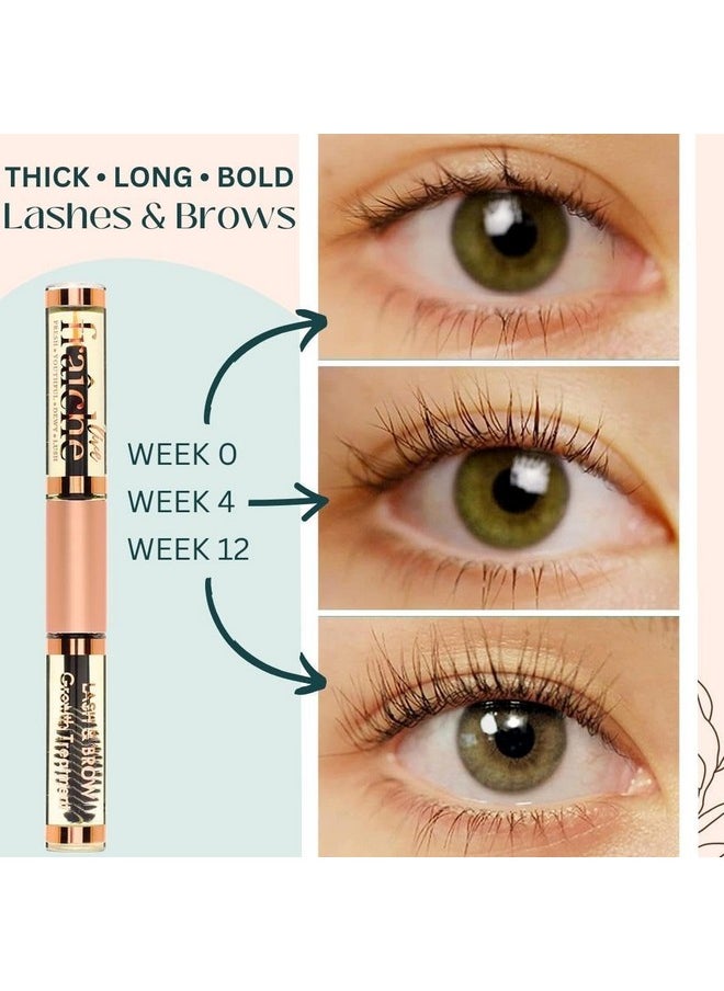 USDA Organic Castor Oil Lash Serum - Premium All Natural Cold Pressed Castor Oil Eyelash Growth Serum with Mascara Tube - Eyelash Treatment and Conditioner - For Thicker and Fuller Lashes