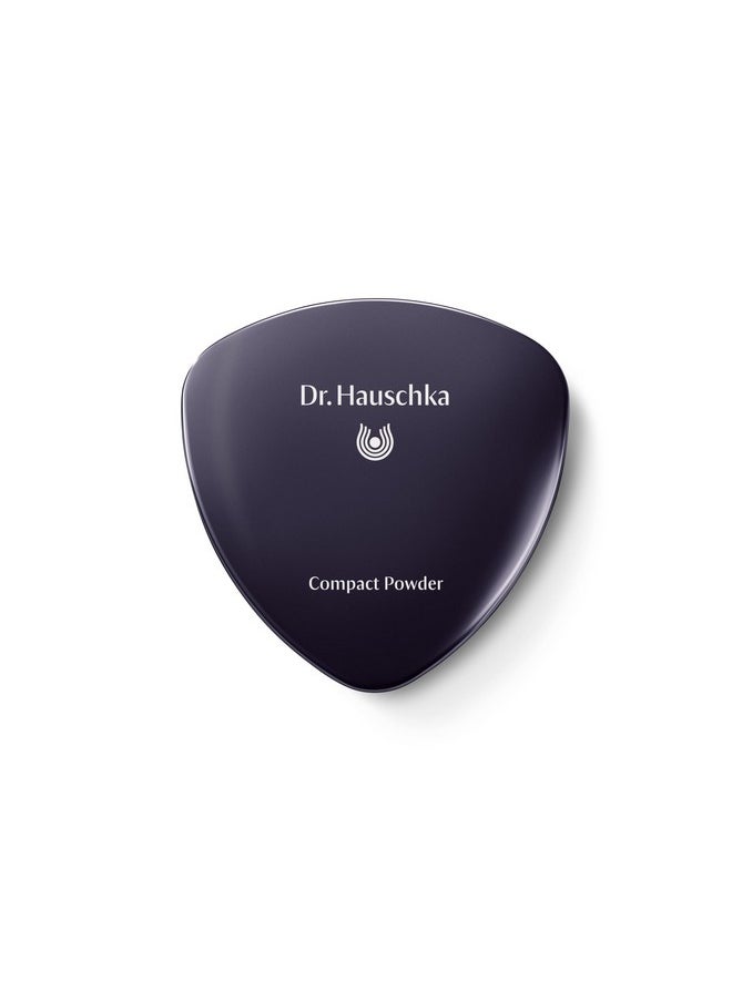Dr. Hauschka Compact Powder 00, Translucent, Natural, Mineral, Set & Mattify, Touch-up, Silky Finish, for All Skin Tones, 0.28 oz