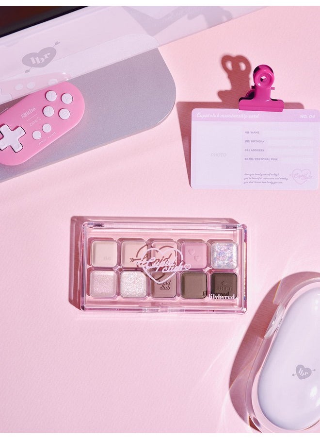 lilybyred Mood keyboard eyeshadow palette | Soft neutral ash color, Long-Wearing, glitter, Clear watercolor | Palette With Easy Color Matching For All | K-beauty (04#Cool membership)