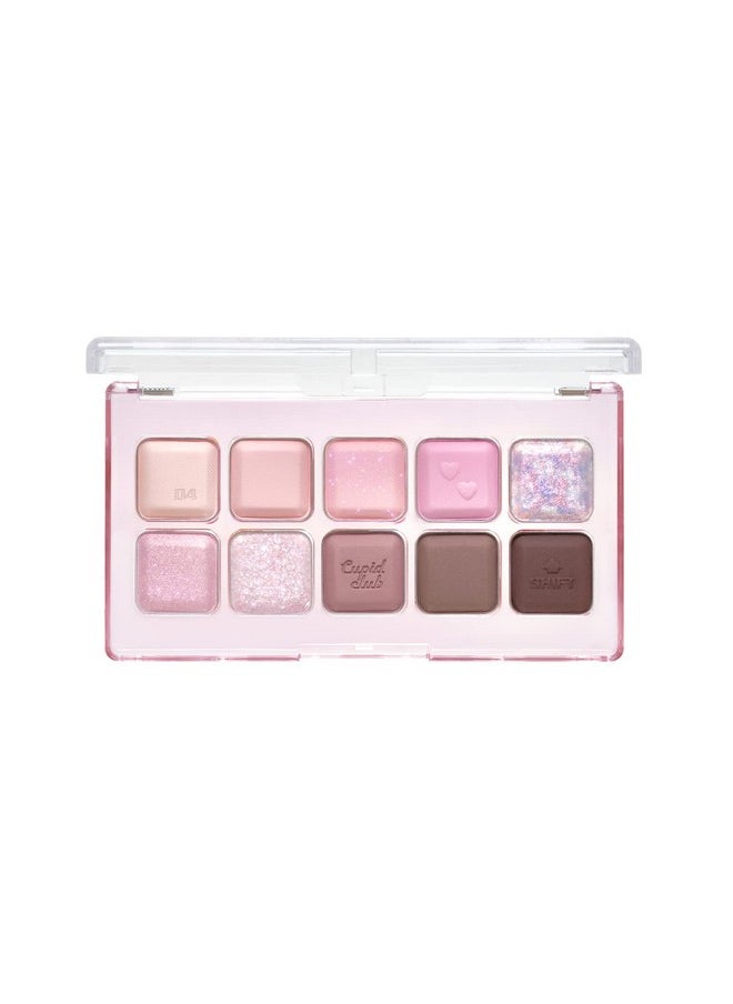 lilybyred Mood keyboard eyeshadow palette | Soft neutral ash color, Long-Wearing, glitter, Clear watercolor | Palette With Easy Color Matching For All | K-beauty (04#Cool membership)
