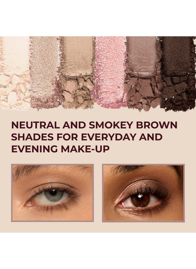 Lamel Natural Dream Eyeshadow Palette - Professional Eye Makeup for Everyday & Travel - Matte & Shimmer Eyeshadow - Waterproof & Easy-To-Apply, Long lasting, Highly Pigmented - Nude №403