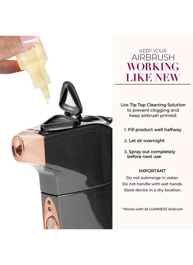 Luminess BREEZE DUO Airbrush Makeup System, Fair Coverage - 9-Piece Kit includes 2x Silk Airbrush Foundation, Soft Rose Blush, Glow Highlighter, Moisturizer Primer, and Airbrush Cleaning Solution