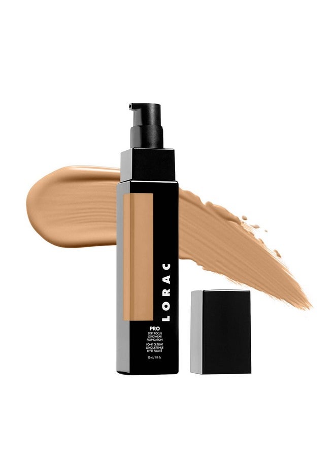 LORAC PRO Soft Focus Longwear Foundation, Shade 7 | Full Coverage | Lightweight | Water-Resistant | Oil-Free