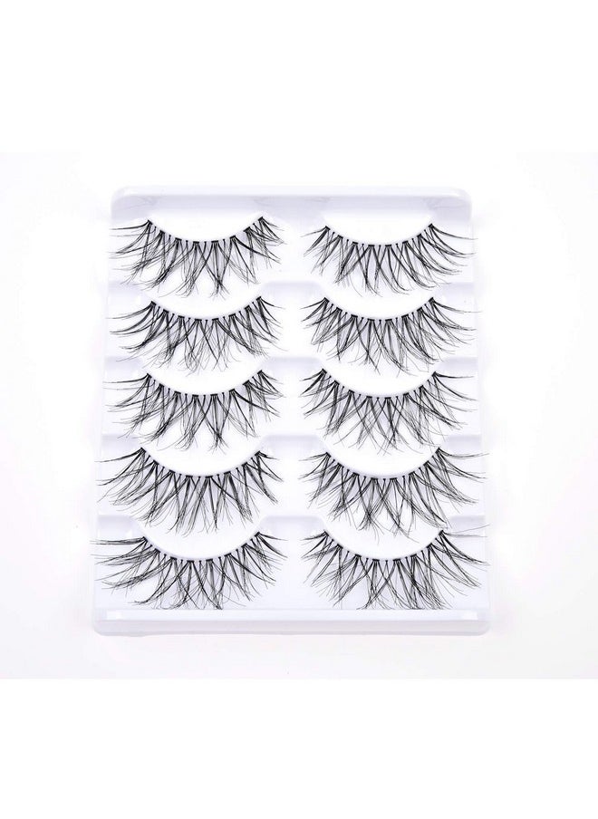 JIMIRE False Eyelashes Multipack False Eyelashes Glam 614 False Lashes