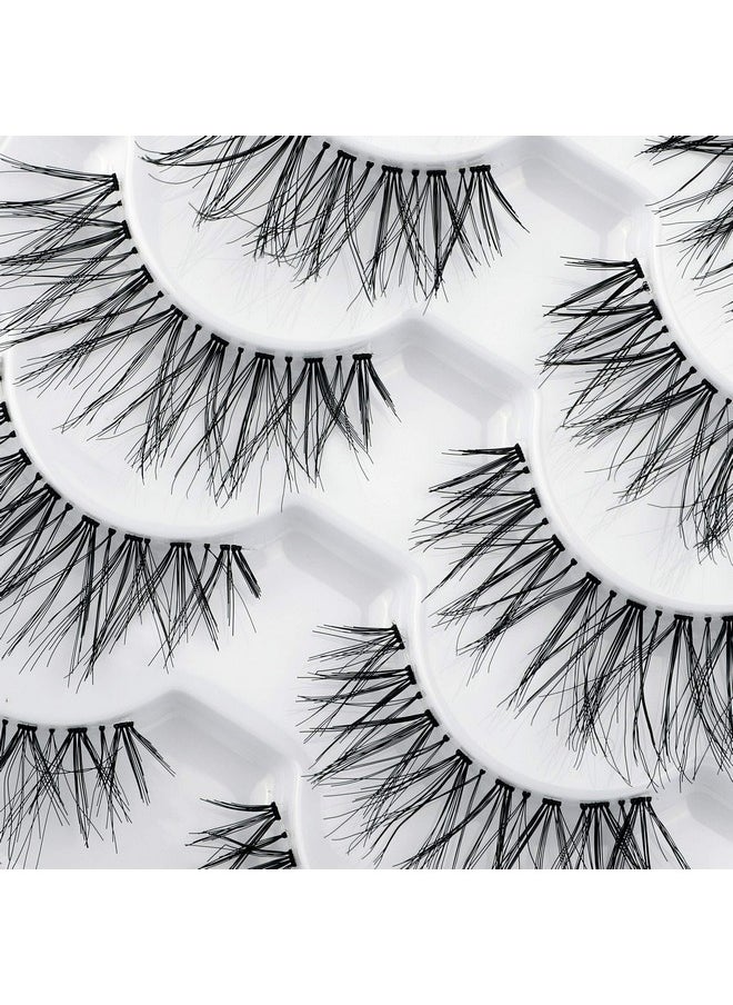 JIMIRE False Eyelashes Multipack False Eyelashes Glam 614 False Lashes