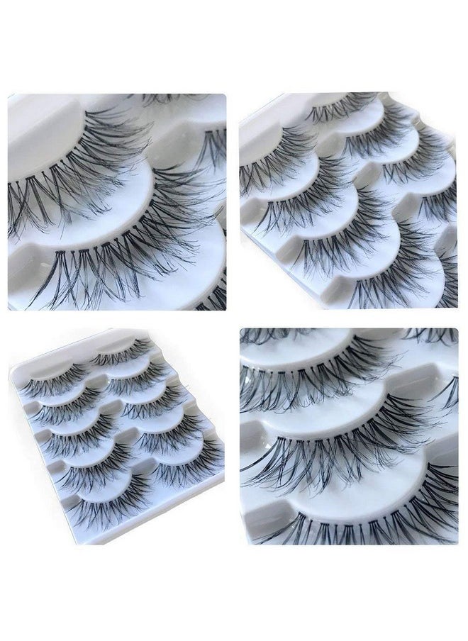 JIMIRE False Eyelashes Multipack False Eyelashes Glam 614 False Lashes