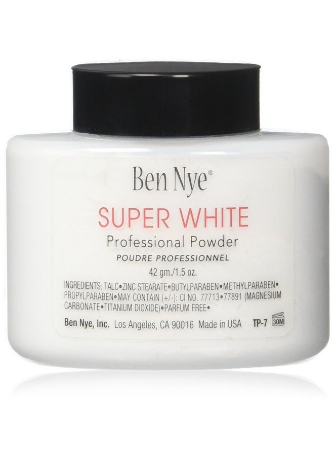 Ben Nye Classic Translucent Face Powder 1.5 oz - Super White