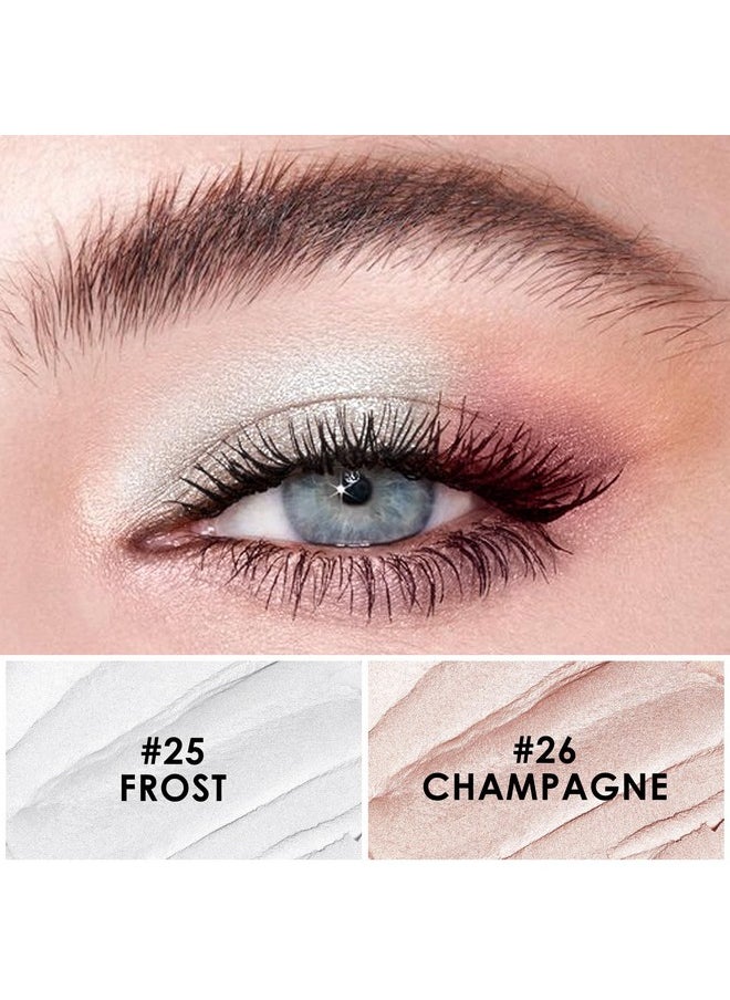 FOCALLURE (2 Pcs 2 in 1 Eyeshadow and Eyeliner Pen,Waterproof Eye Shadow Pencil,Hypoallergenic Eyeshadow,Highlighter Eye Liner,Multi-Dimensional eyes Look,Twilight