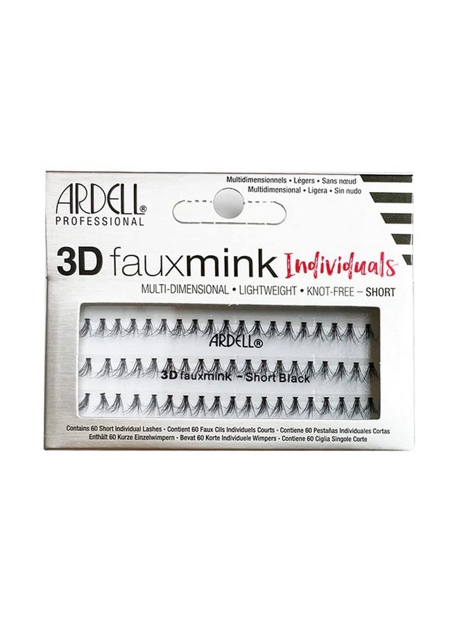 3D Faux Mink Individuals Short