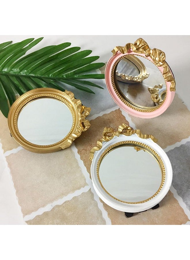 minkissy 1pc European Style Single Side Mirror Mirror for Dresser Outdoor Mirror Mirror Handheld Hanging Wall Mirror Portable Cosmetic Mirror Travel Cosmetic Mirror Resin Mirror Resin Miss