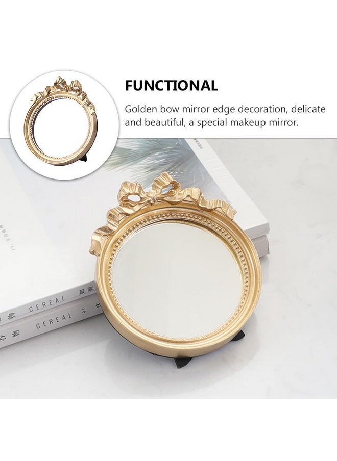 minkissy 1pc European Style Single Side Mirror Mirror for Dresser Outdoor Mirror Mirror Handheld Hanging Wall Mirror Portable Cosmetic Mirror Travel Cosmetic Mirror Resin Mirror Resin Miss