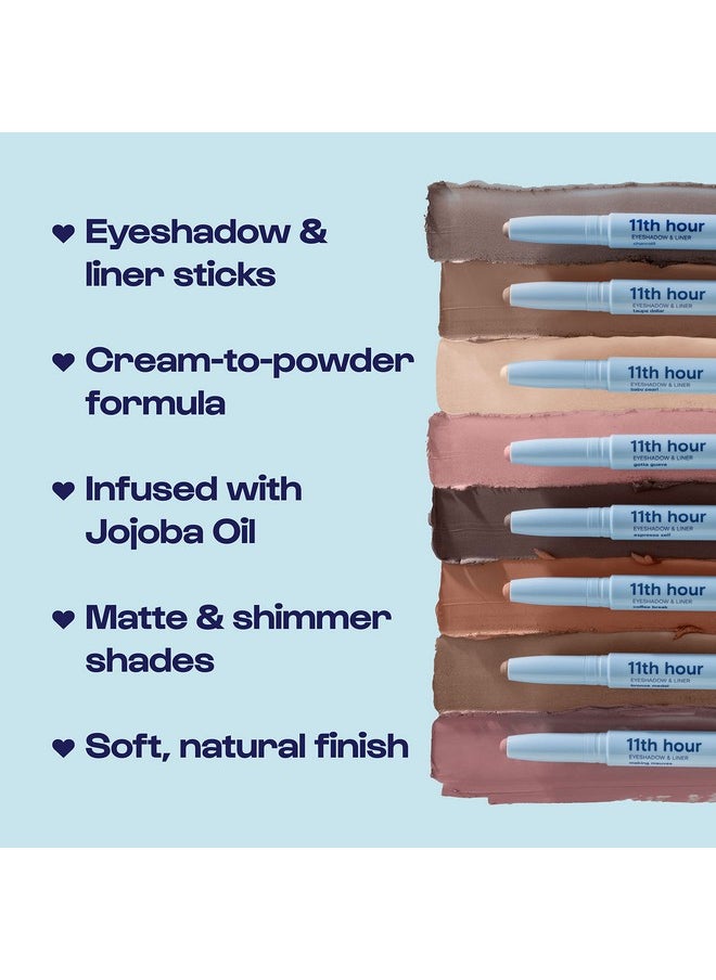 ALLEYOOP 11th Hour Cream Eye Shadow Sticks - Taupe Dollar (Matte) - Award-winning Eyeshadow Stick - Smudge-Proof and Crease Proof for Over 11 Hours - Easy-To-Apply and Compact for Travel, 0.05 Oz