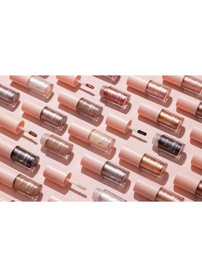 Pupa Milano Vamp! Liquid Eyeshadow - Shimmer Finish, Ultra-Adherent, and Lightweight - Ophthalmologically Tested - 011 Mocha - 0.13 oz