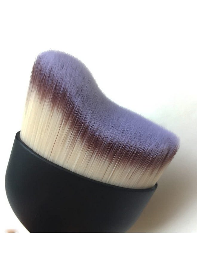 RN BEAUTY Kabuki Brushes Foundation Powder Brush Face Blender Brush Blush Brush Thick and Dense S Shape Top Multi-function Cosmetic Makeup Brush Liquid Cream Mineral Blending Buffing Concealer Brush - White