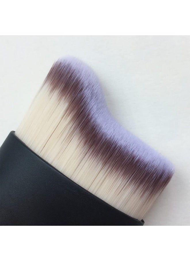 RN BEAUTY Kabuki Brushes Foundation Powder Brush Face Blender Brush Blush Brush Thick and Dense S Shape Top Multi-function Cosmetic Makeup Brush Liquid Cream Mineral Blending Buffing Concealer Brush - White