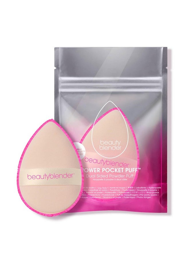 Beautyblender® | Pocket Puff™ Dual-Sided Beauty Blender Powder Puff for Setting and Baking, Reusable, Washable
