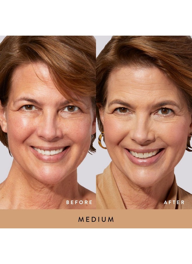LAURA GELLER NEW YORK Baked Double Take Powder Foundation - Medium - Buildable Medium to Full Coverage - Matte Finish