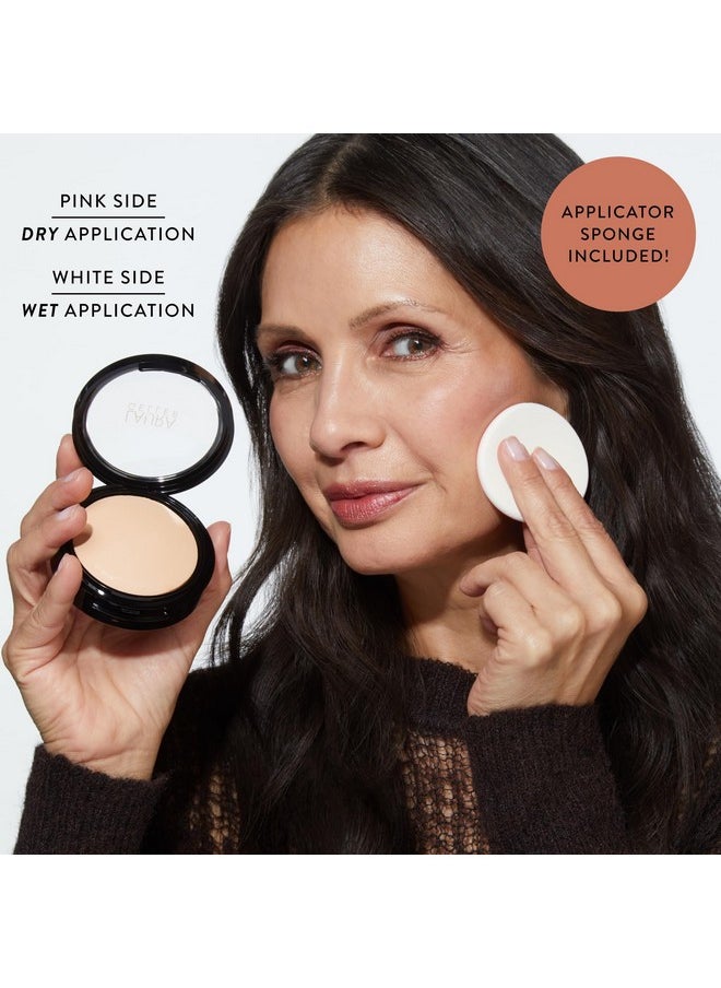 LAURA GELLER NEW YORK Baked Double Take Powder Foundation - Medium - Buildable Medium to Full Coverage - Matte Finish