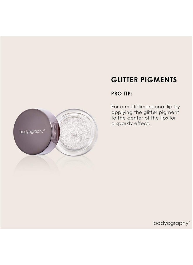 Bodyography Glitter Pigment - Halo Silver Diamond for Women - 0.105 oz Eye Shadow
