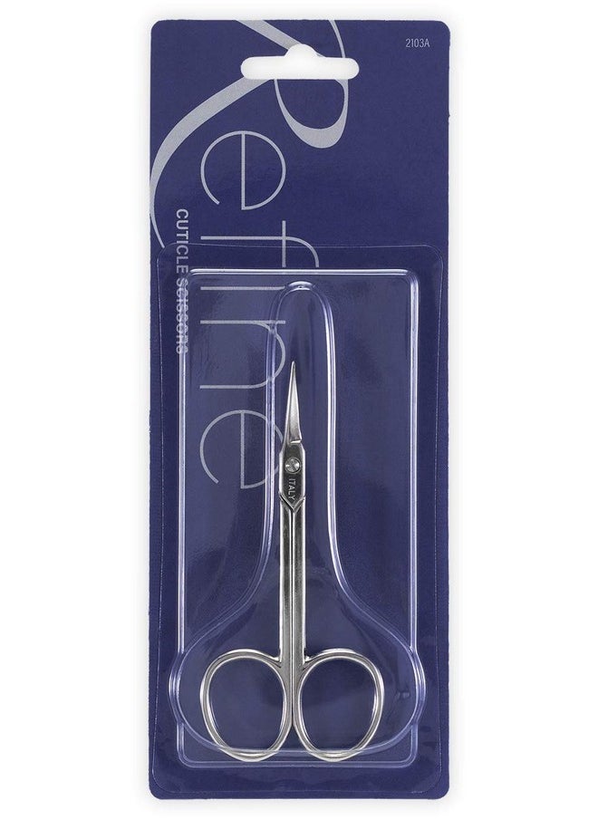 REFINE Cuticle Scissors - Italy - Premium Extra-Fine Point Tip