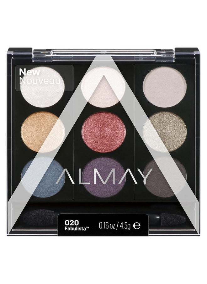 Almay Palette Pops, Fabulista, 0.16 oz, eyeshadow palette,Powder