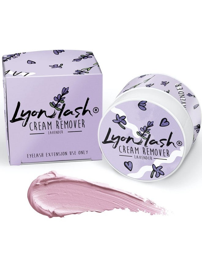 Lyon Lash Pro Gentle Eyelash Extension Cream Remover 15g 0.51fl. oz | Removes Lash Extension Glue Effectively| Low Irritation for Sensitive Skin | Essential Lash Extensions Supplies (Lavender)