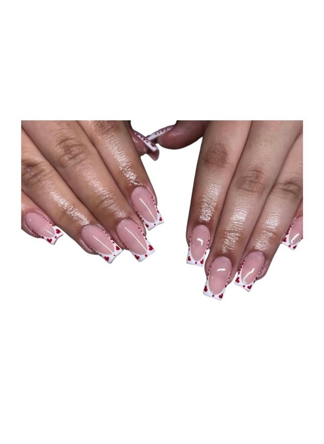 NABulous Nails Square Medium Gel Tips | Pre-Shaped Full Cover Press-On Extensions | Professional & DIY Artificial Nails (Square Medium)
