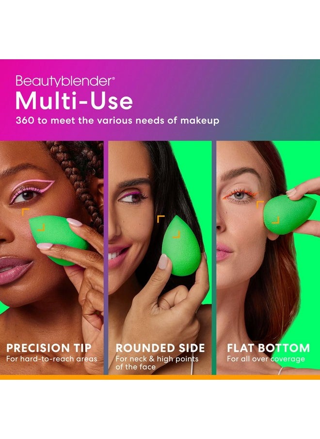 Beautyblender® | Besties Bio Pure Blend & Cleanse 4-Piece Starter Set, Bio Pure Makeup Sponge + Solid Unscented Cleanser .558 oz + Silicone Scrub Mat + Travel Case, Made in USA, Vegan, Sustainable