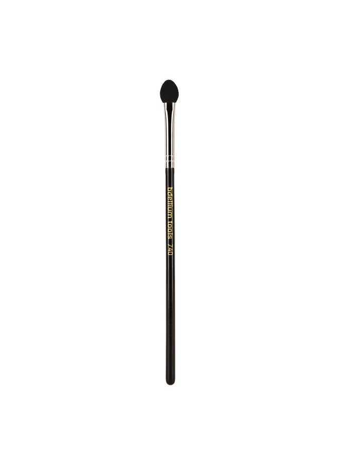 Bdellium Tools Professional Makeup Brush - Maestro Series 740 Sponge Applicator - With Soft Rubycell Foam, For Pristine Application for Eyeshadow Application (Black, 1pc)