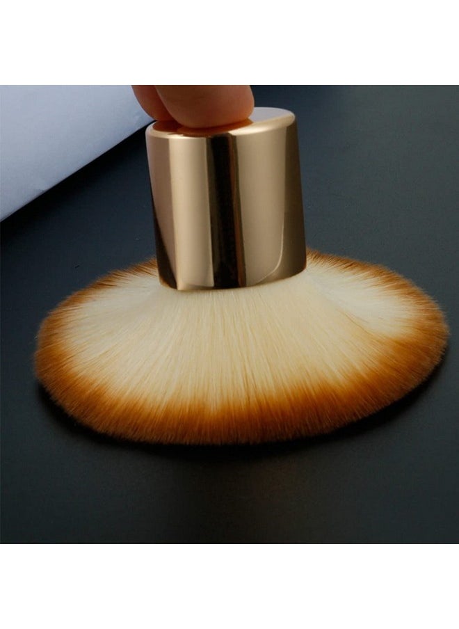 RN BEAUTY 2 Pieces Kabuki Brushes Powder Brush Blush Brush Foundation Brush Bronzer Brush Face Blender Brush Mineral Blending Buffing Concealer Brush Multifunction Cosmetic Tools Portable Makeup Brush