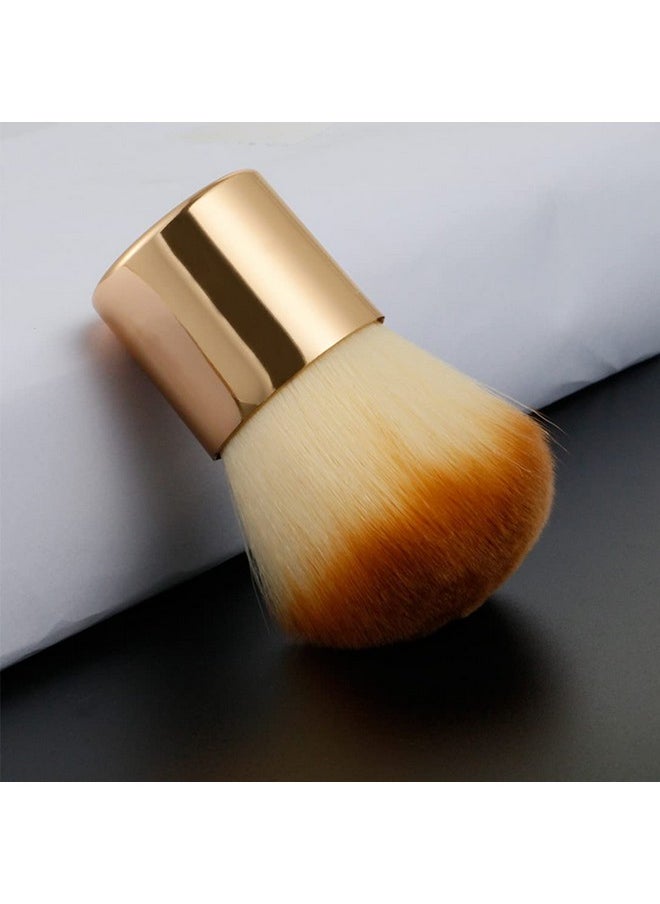 RN BEAUTY 2 Pieces Kabuki Brushes Powder Brush Blush Brush Foundation Brush Bronzer Brush Face Blender Brush Mineral Blending Buffing Concealer Brush Multifunction Cosmetic Tools Portable Makeup Brush